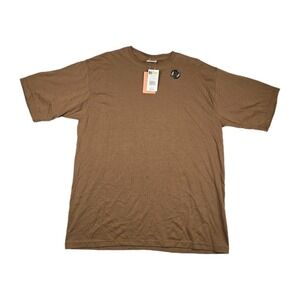 Reunion Menswear Men's Size Medium Brown‎ Crew Neck Cotton Blend T Shirt New